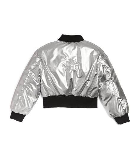 givenchy kids bomber jacket|Givenchy cropped bomber jacket.